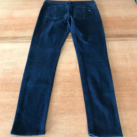 Rag & Bone Capri Skinny Jeans Women 27 Blue Mid Rise Stretch Preppy Dark Wash - Picture 2 of 13